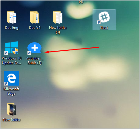 App Subiz trên máy tín