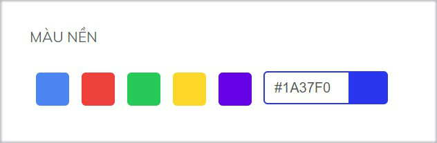 Màu nền cửa sổ chat