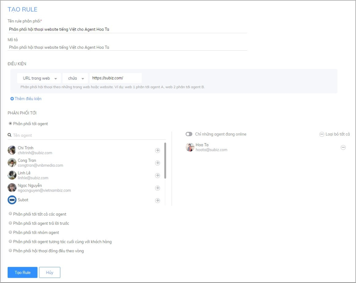 Cuộc hội thoại từ website tiếng Việt