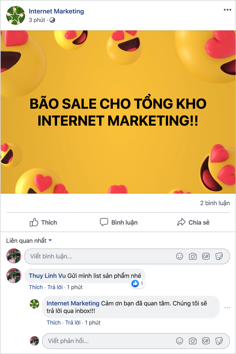 Automation tự động ẩn bình luận, like và trả lời 