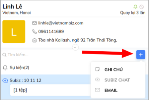 Tạo hội thoại kênh Email